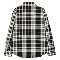 Koszula w kratę z bawełny z nylonową kieszenią