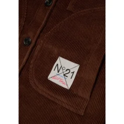 Koszula z logo z prążkowanej dzianiny