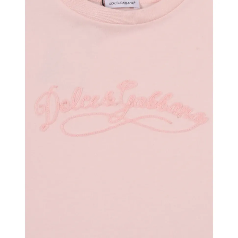Koszulka T-shirt z dżerseju z haftem