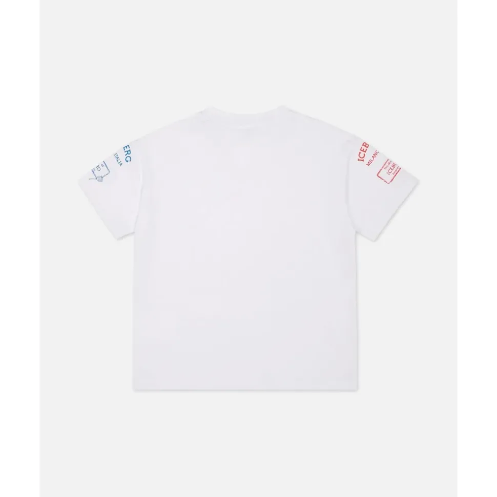 Koszulka T-Shirt z Dżerseju z Nadrukiem Postaci