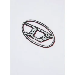 Koszulka z dżerseju Multi-layered Oval D