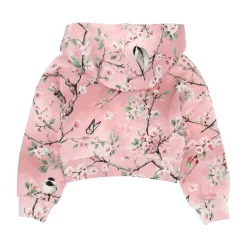 Krótka Bluza z Kapturem