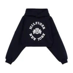 Krótka Bluza z Kapturem Crest