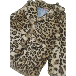 Kurtka animalier ze sztucznego futra
