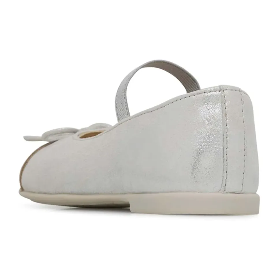 Laminated leather ballet flats CROISE' TIP