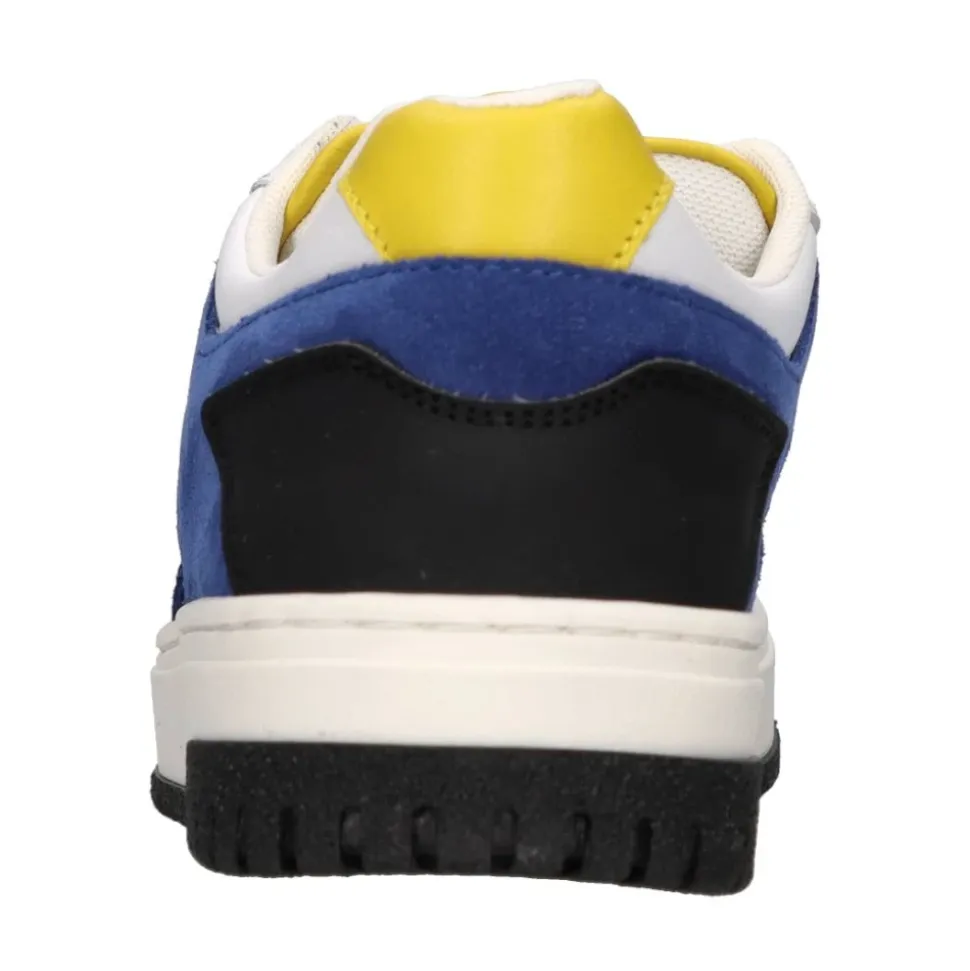 Leather and Suede Sneakers