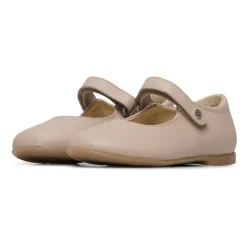 Leather ballet flats with strap DARLING
