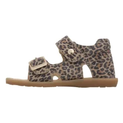 Leopard print suede sandals REVION
