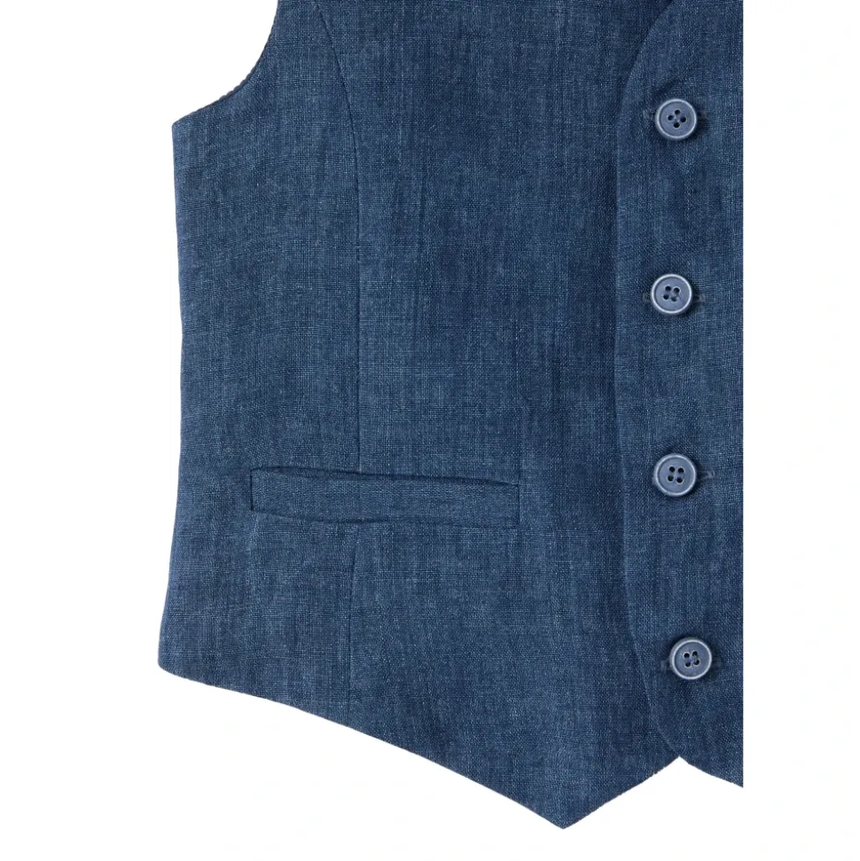 Linen Gilet