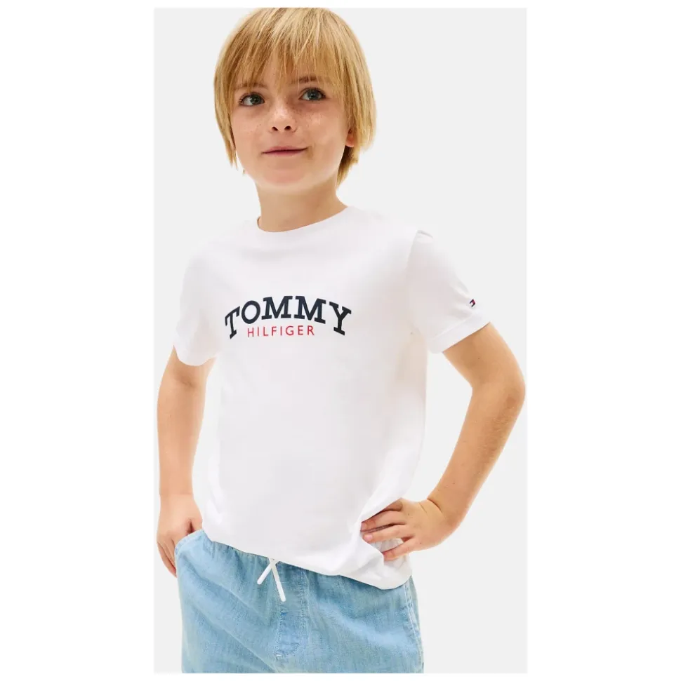 Logo Crew Neck Jersey T-Shirt