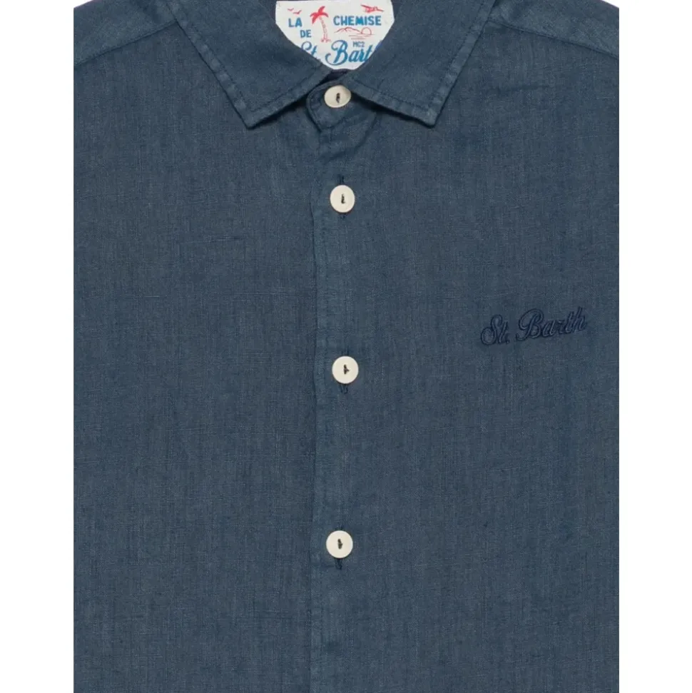 Logo-Embroidered Button-Down Shirt