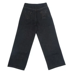 Logo Embroidered Jeans