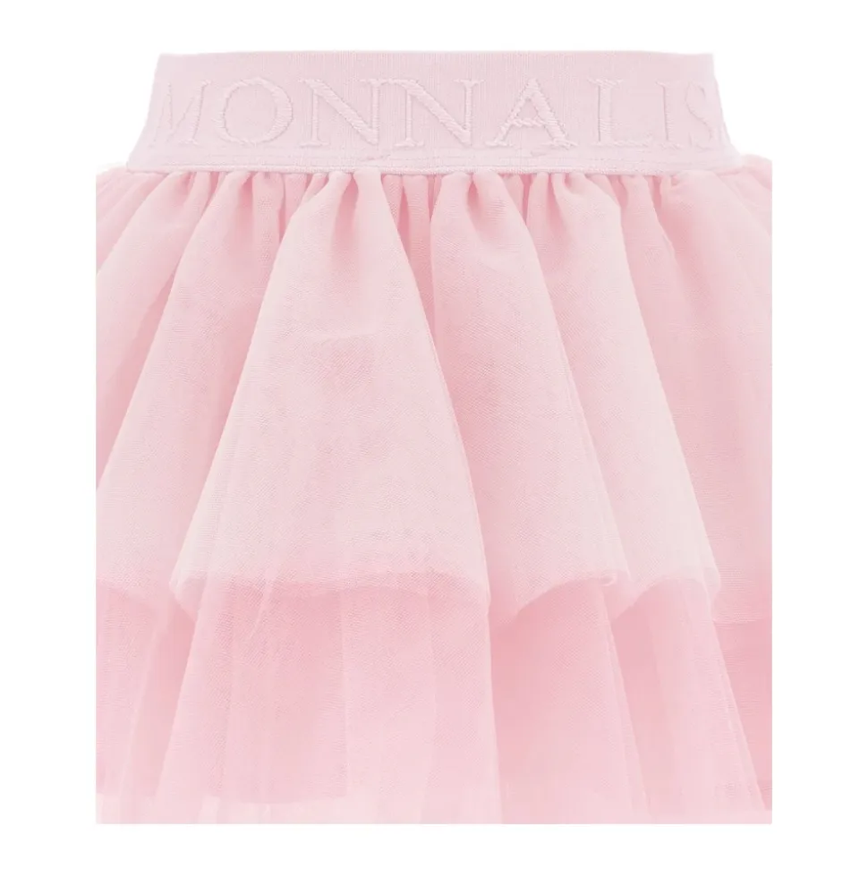 Logo Tulle Skirt