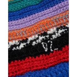 Maglia trecciata a girocollo senza tasche