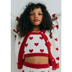 Maqui Short Hearts Jacquard
