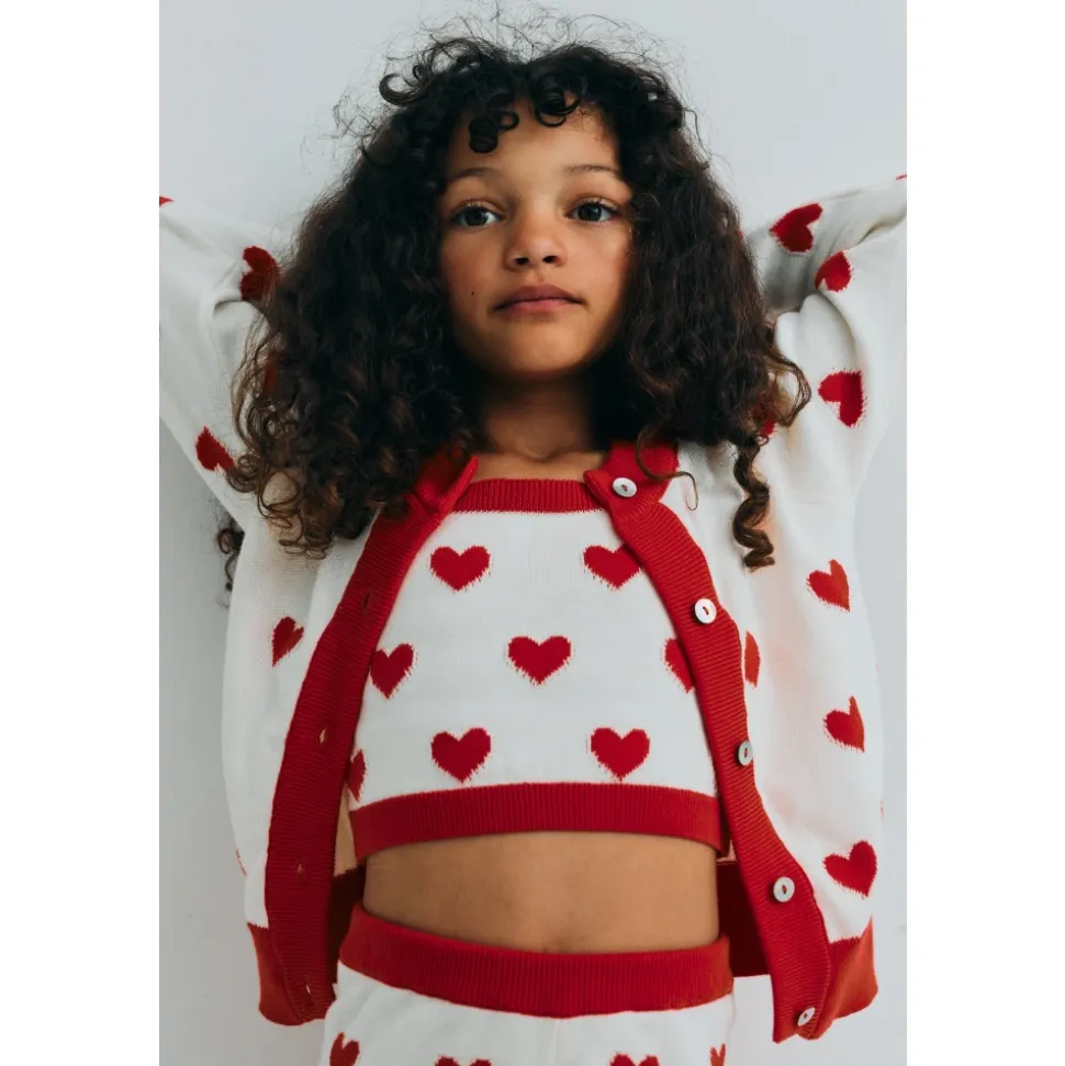 Maqui Short Hearts Jacquard