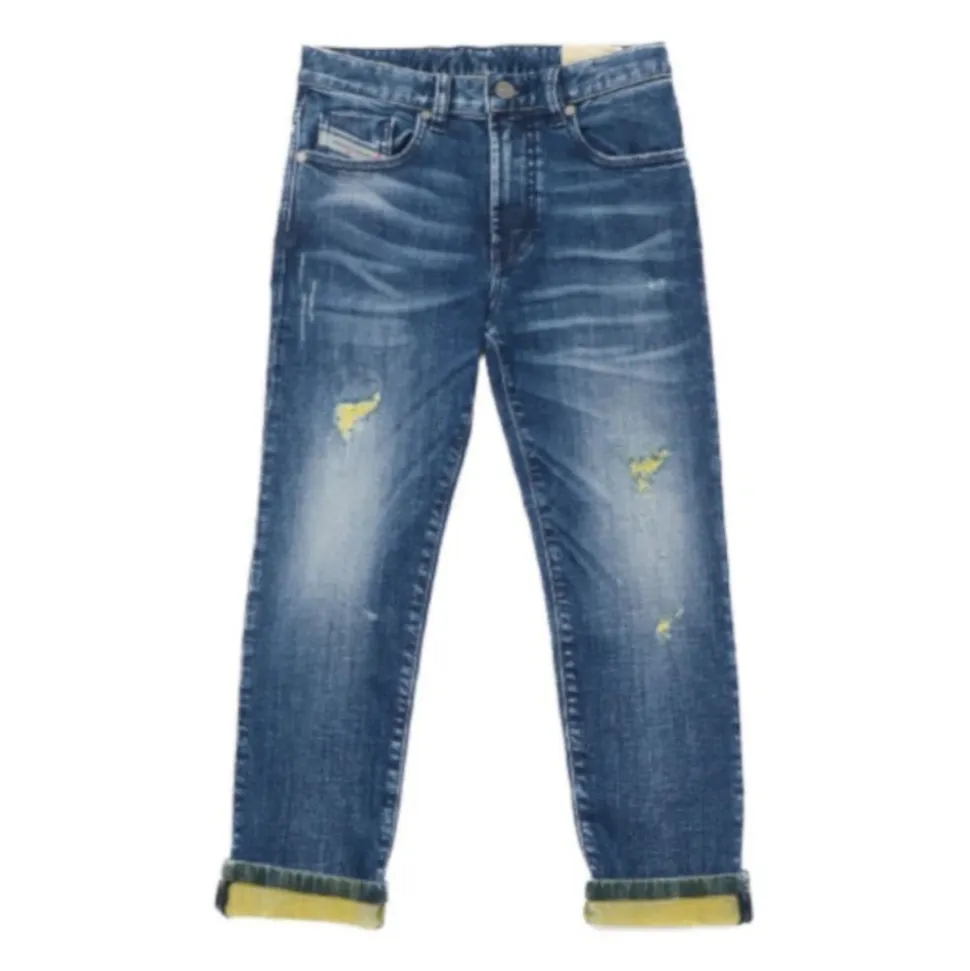Niebieskie Dżinsy Slim Fit dla Dzieci