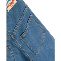 Niebieskie jeansy skate Blue Mix