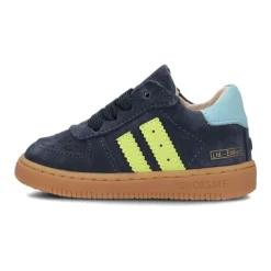 Niebieskie Zamszowe Niskie Top Przygoda Sneakers