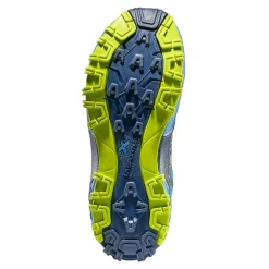 Niebiesko-Limonkowe Buty do Biegania w Terenie