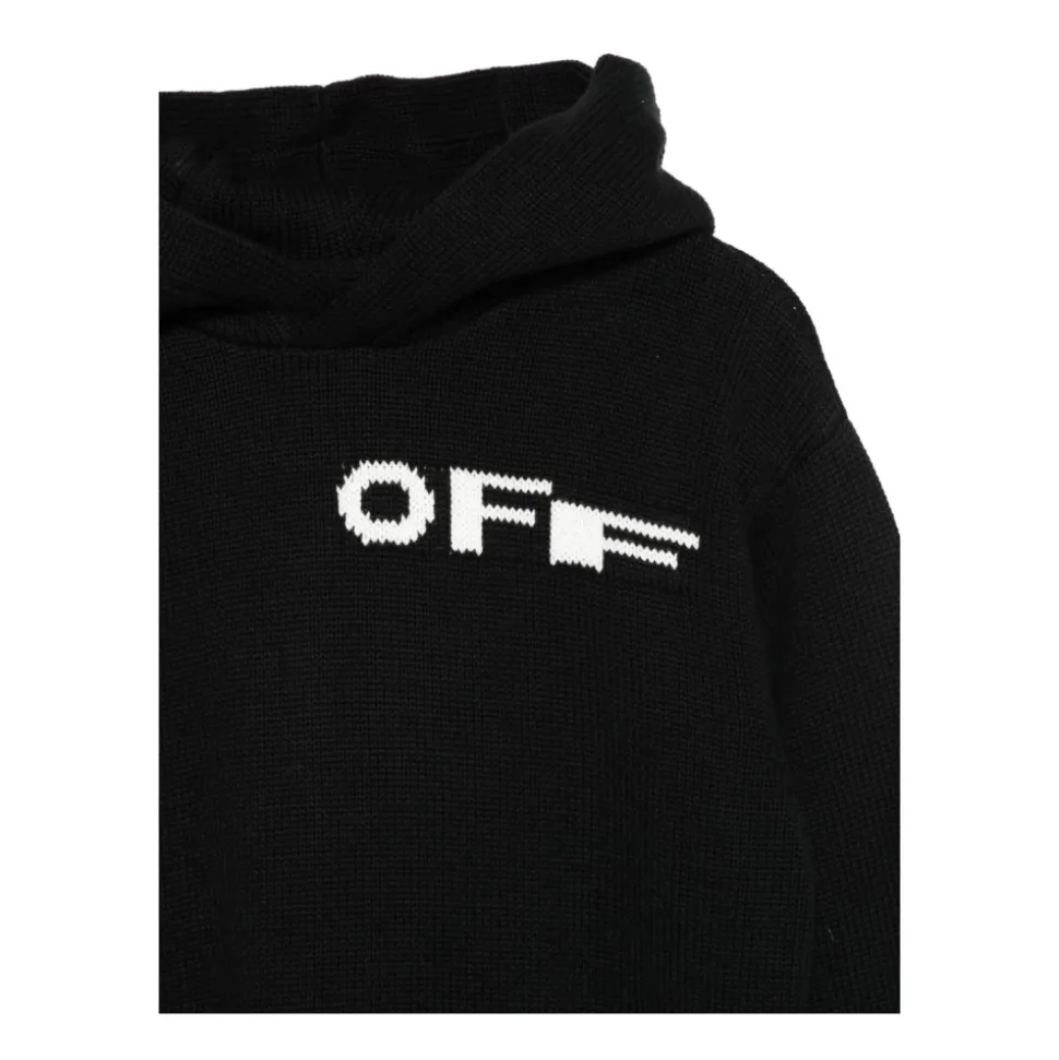 Off White Sweaters Black