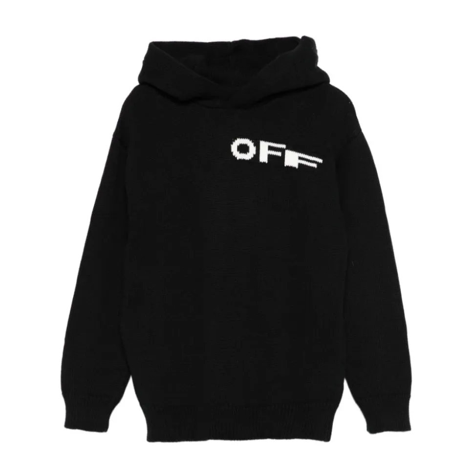 Off White Sweaters Black