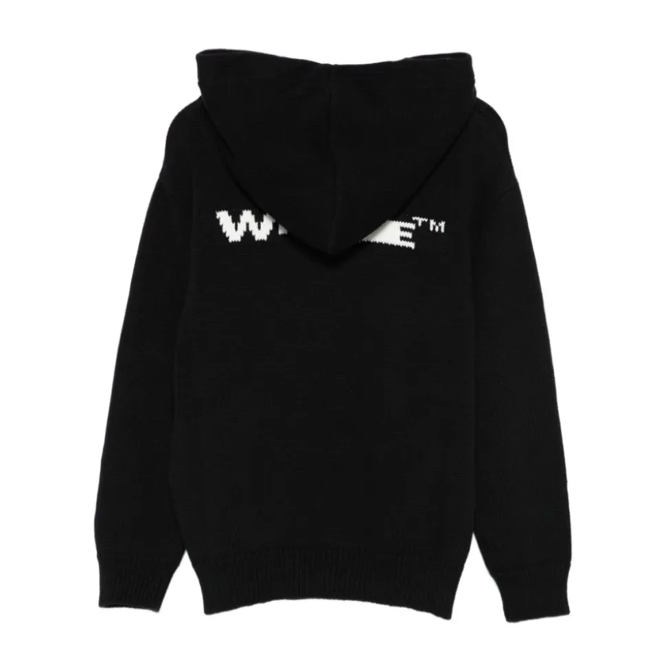 Off White Sweaters Black