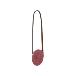 Okrągła Torba Crossbody z Rafii
