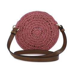 Okrągła Torba Crossbody z Rafii