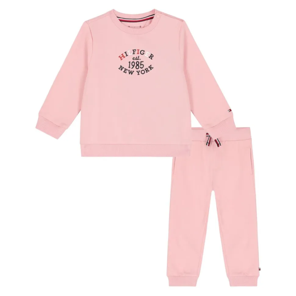 Oval Monotype Logo Sweat Set