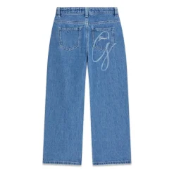 Oversize Rgd Dnm Pants w/Laser