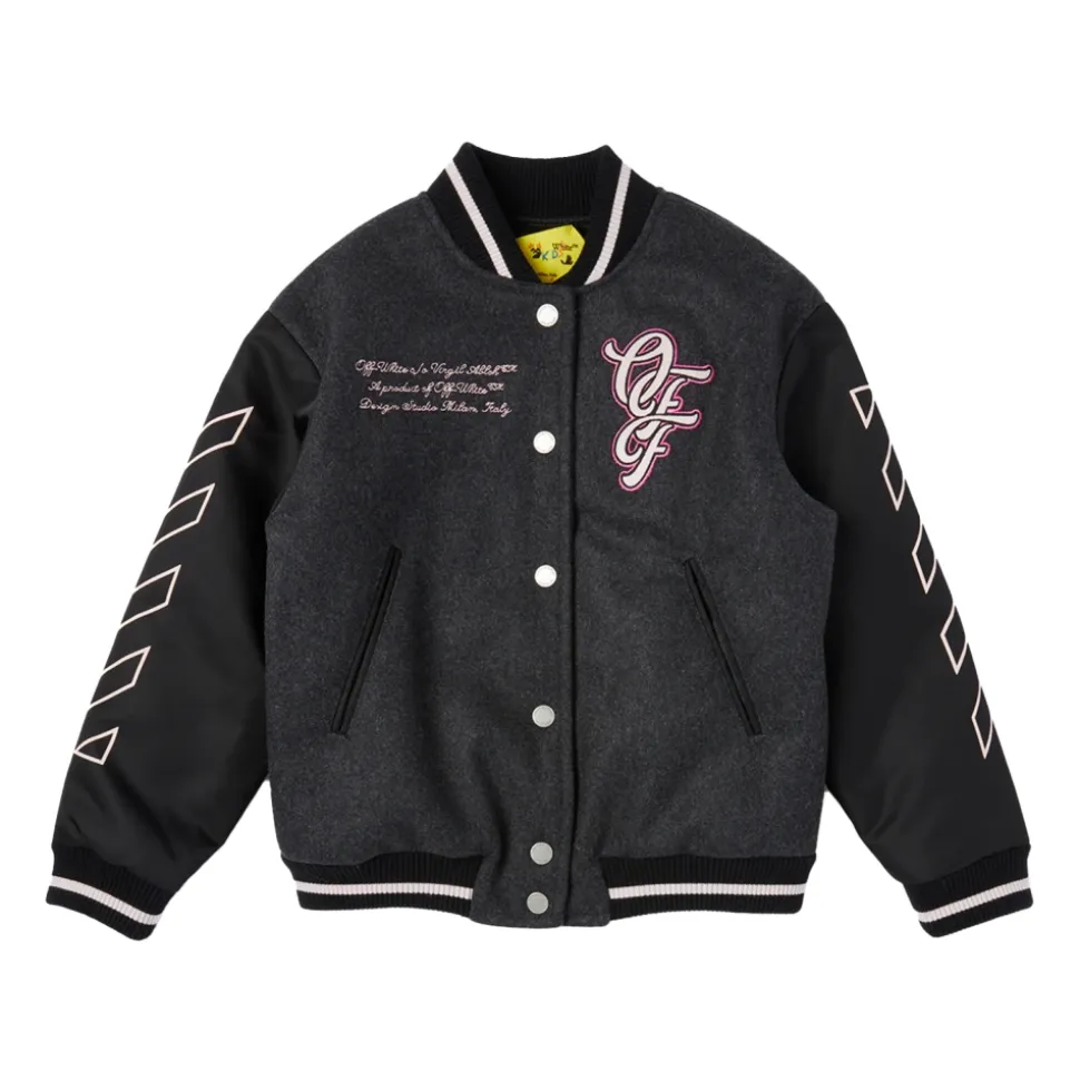 Ow Patch Varsity Jacket