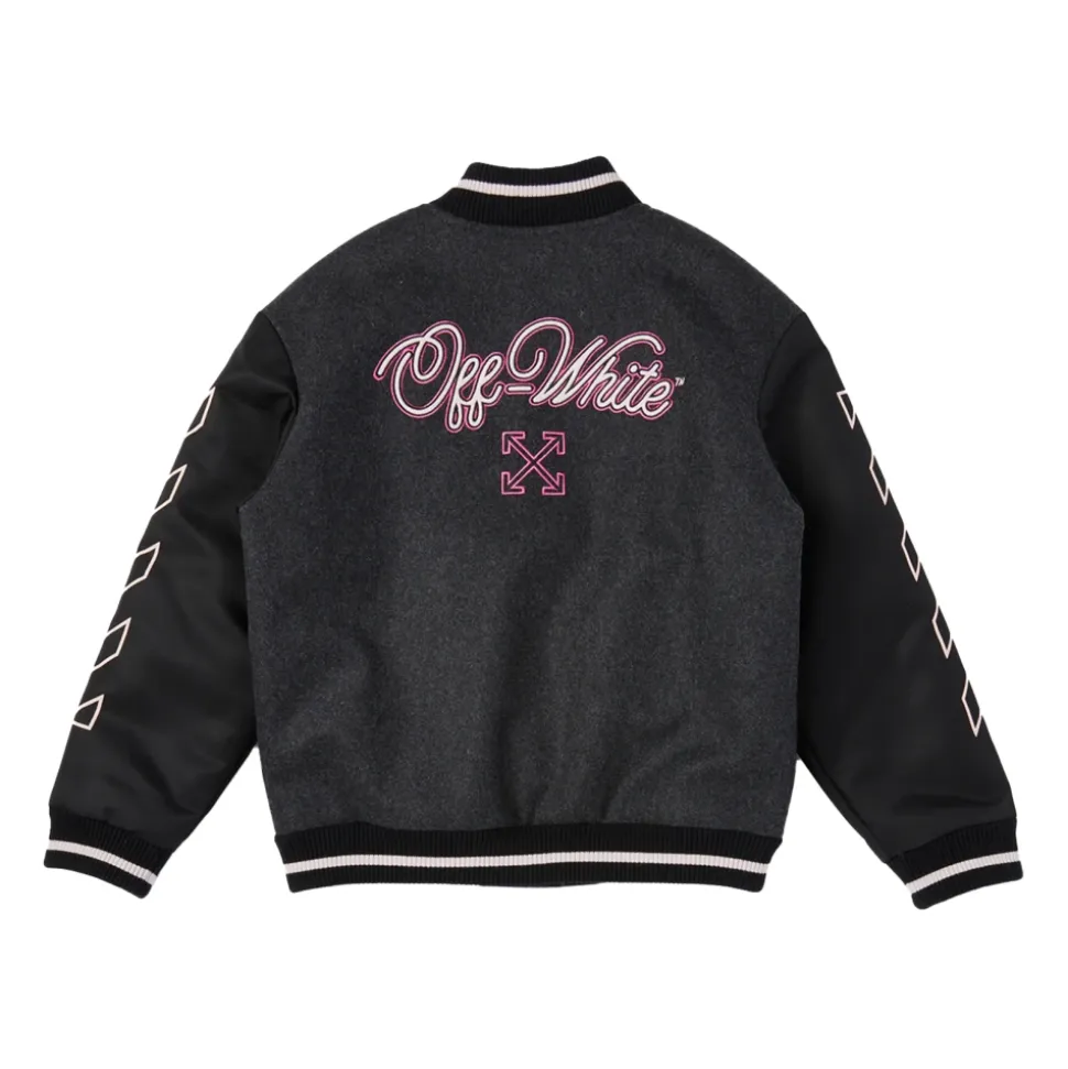 Ow Patch Varsity Jacket
