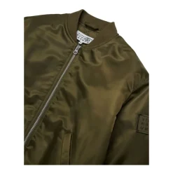 Padded Twill Bomber Jacket
