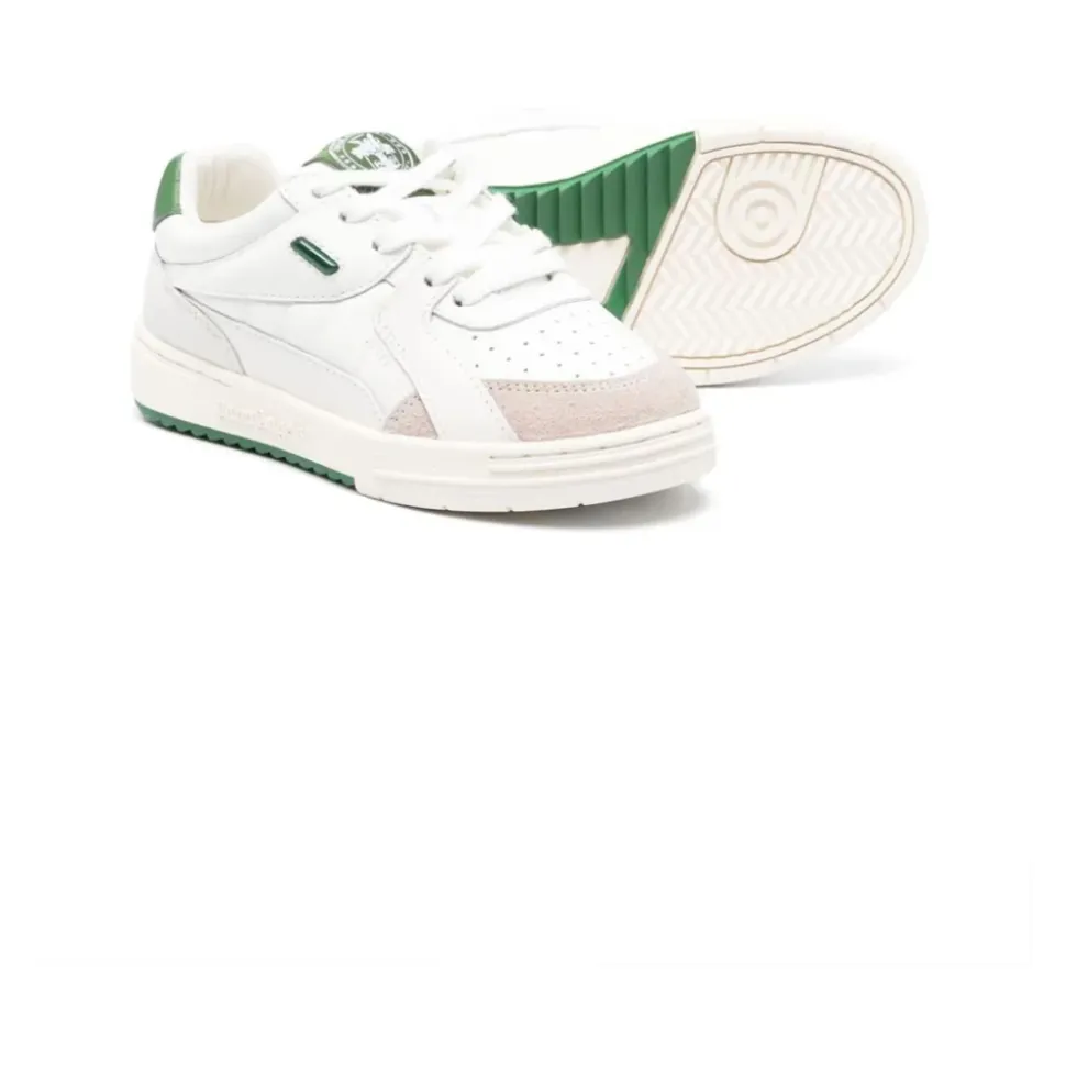 Panelled Leather Sneakers
