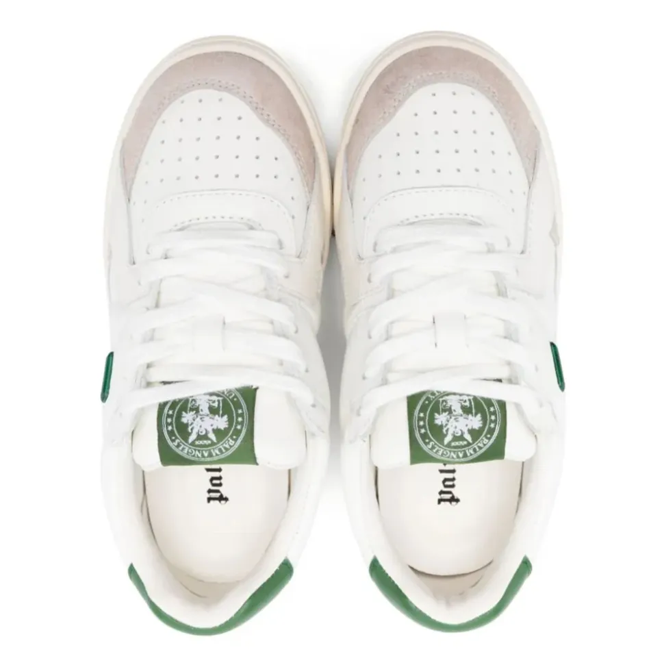 Panelled Leather Sneakers