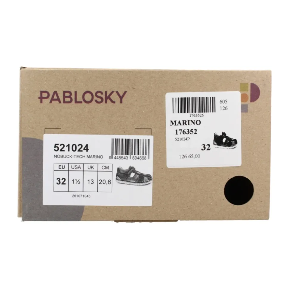 521024P Sandały z paskiem na rzep