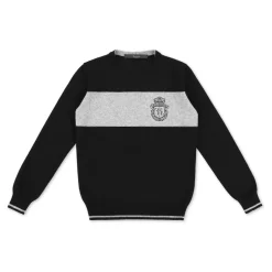 Pullover Round Neck LS Stripes