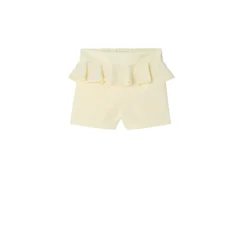 Ruffled Cotton Shorts