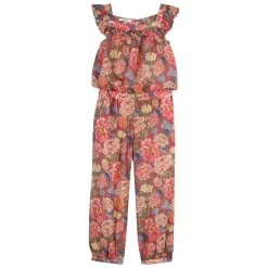 Ruffled Floral Playsuit