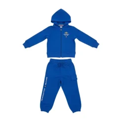 Set felpa zip cappuccio con pantalone