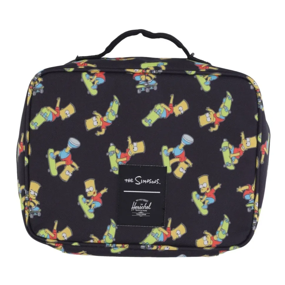 Simpsons Pop Quiz Lunch Box Czarny