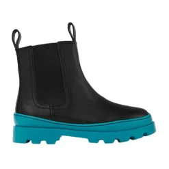 Skórzane buty z gumową podeszwą