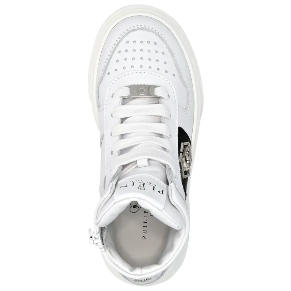 Skórzane sneakersy Hi-Top Hexagon