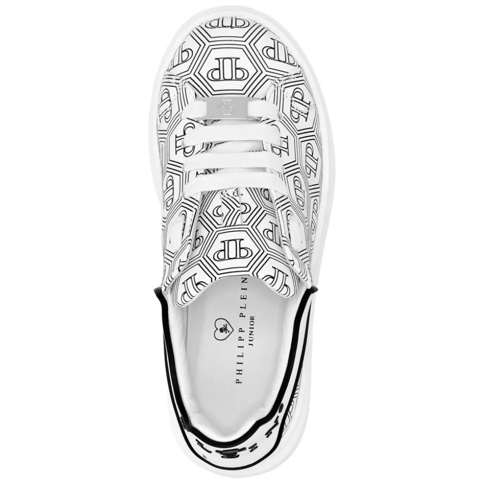 Skórzane Sneakersy Lo-Top z Monogramem