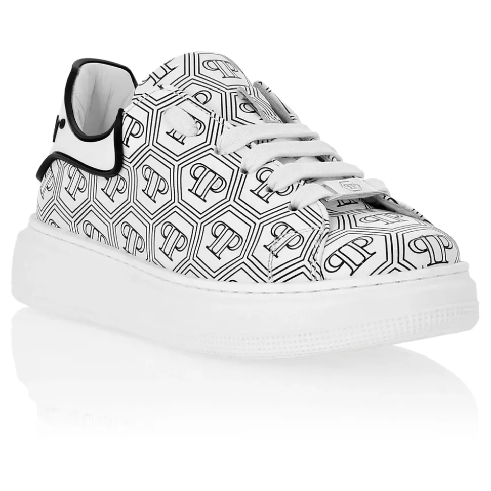 Skórzane Sneakersy Lo-Top z Monogramem
