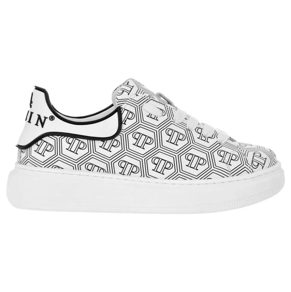 Skórzane Sneakersy Lo-Top z Monogramem