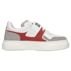 Skórzane sneakersy z zamszem