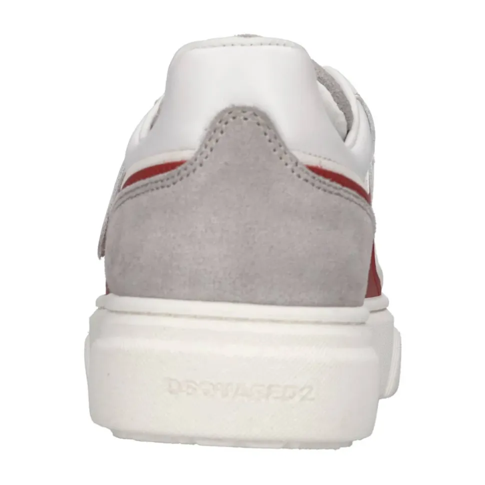 Skórzane sneakersy z zamszu