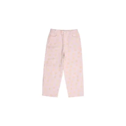 Smiley Denim Pant Smiley Print